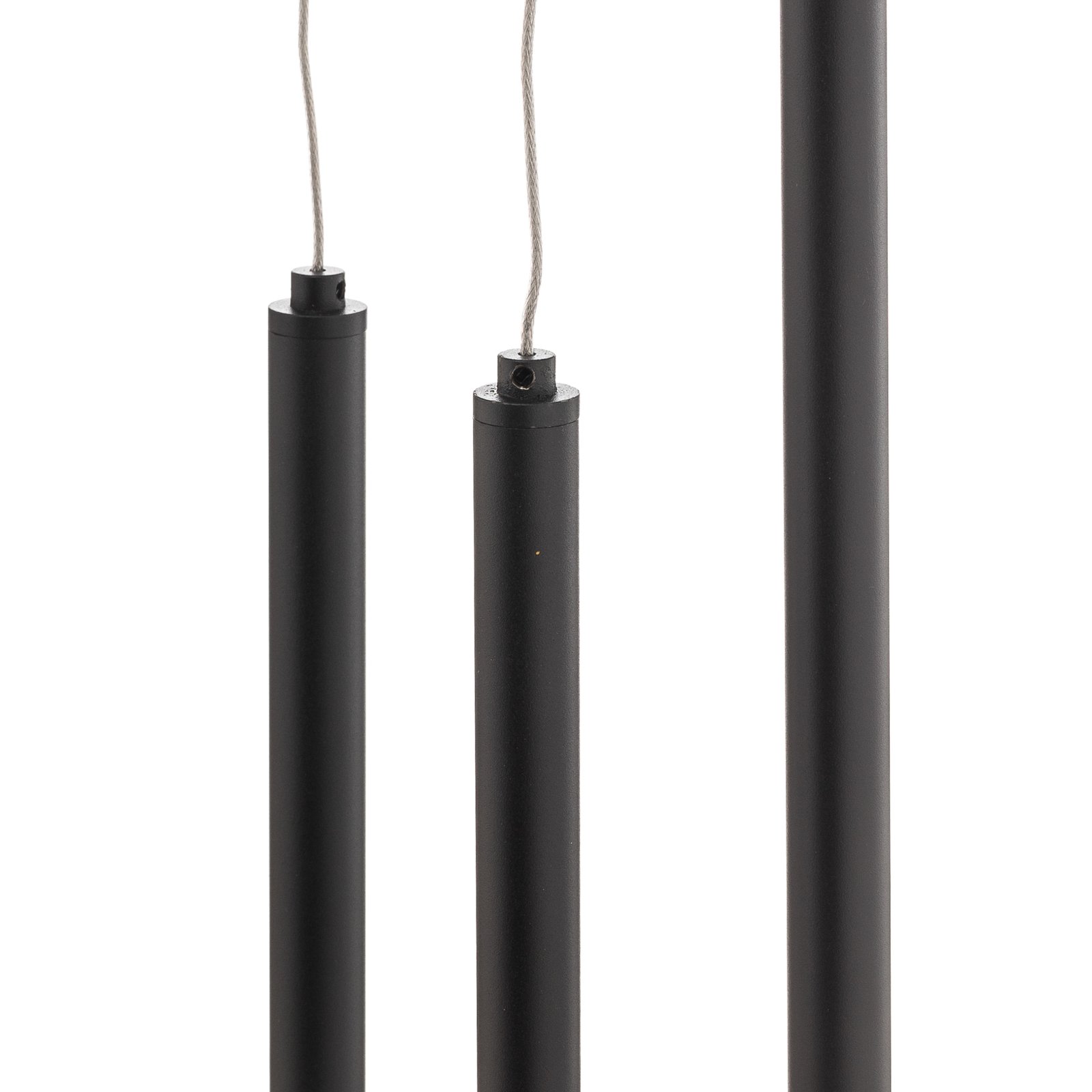 Závesné svietidlo Lindby Jolasi LED, jedenásť svetiel, 115 cm