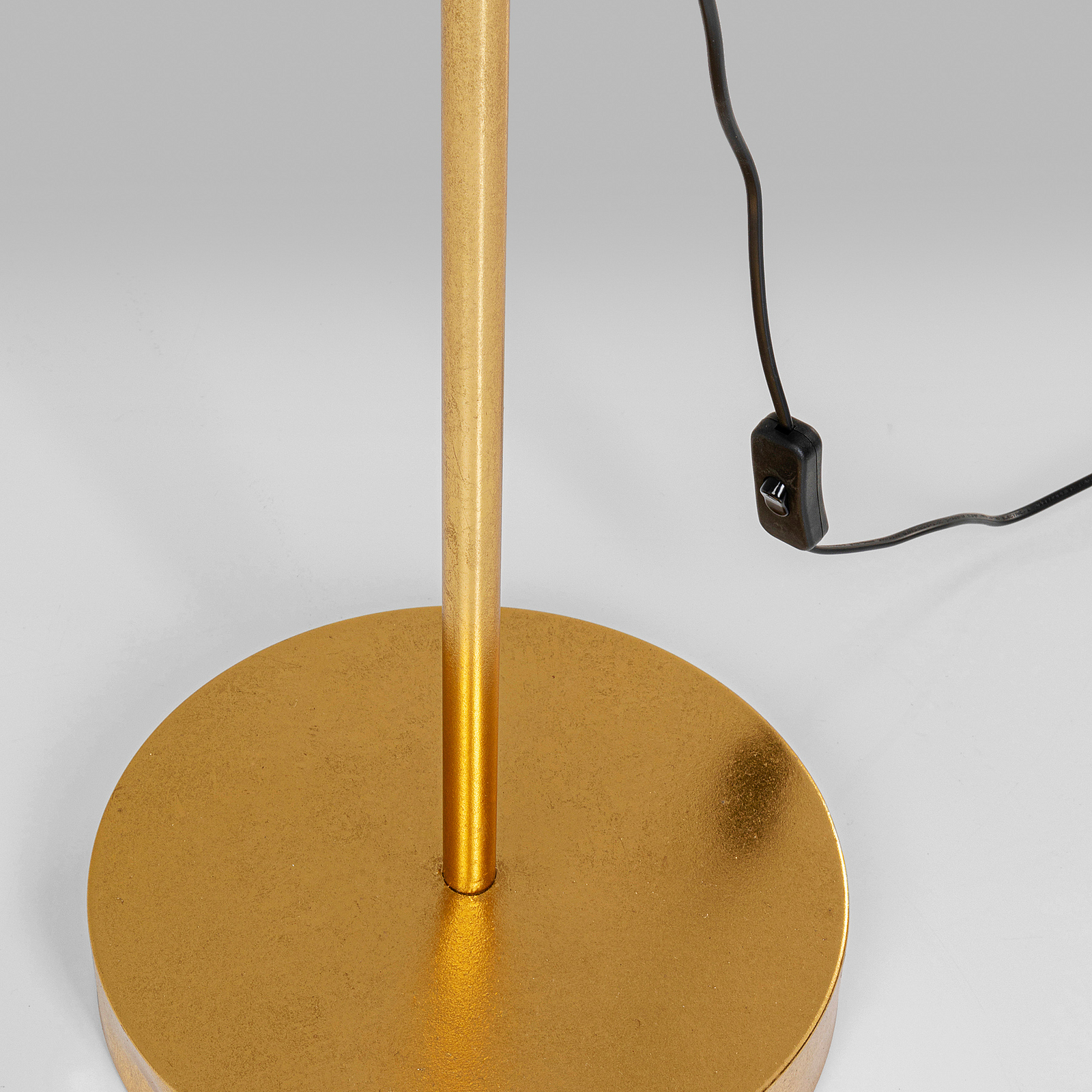 Lampe sur pied KARE Yuva, couleur or, métal, 160 cm, E27