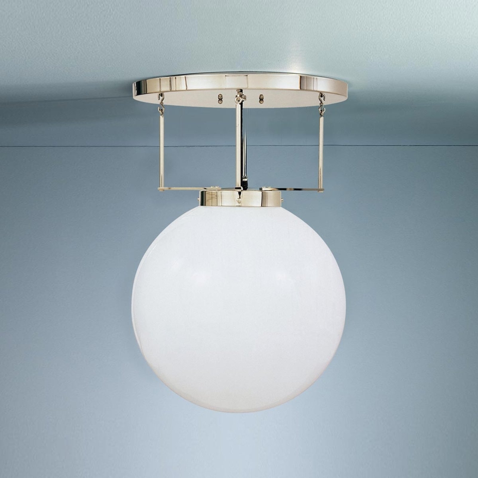 Ceiling light made of brass in Bauhaus style 25 cm