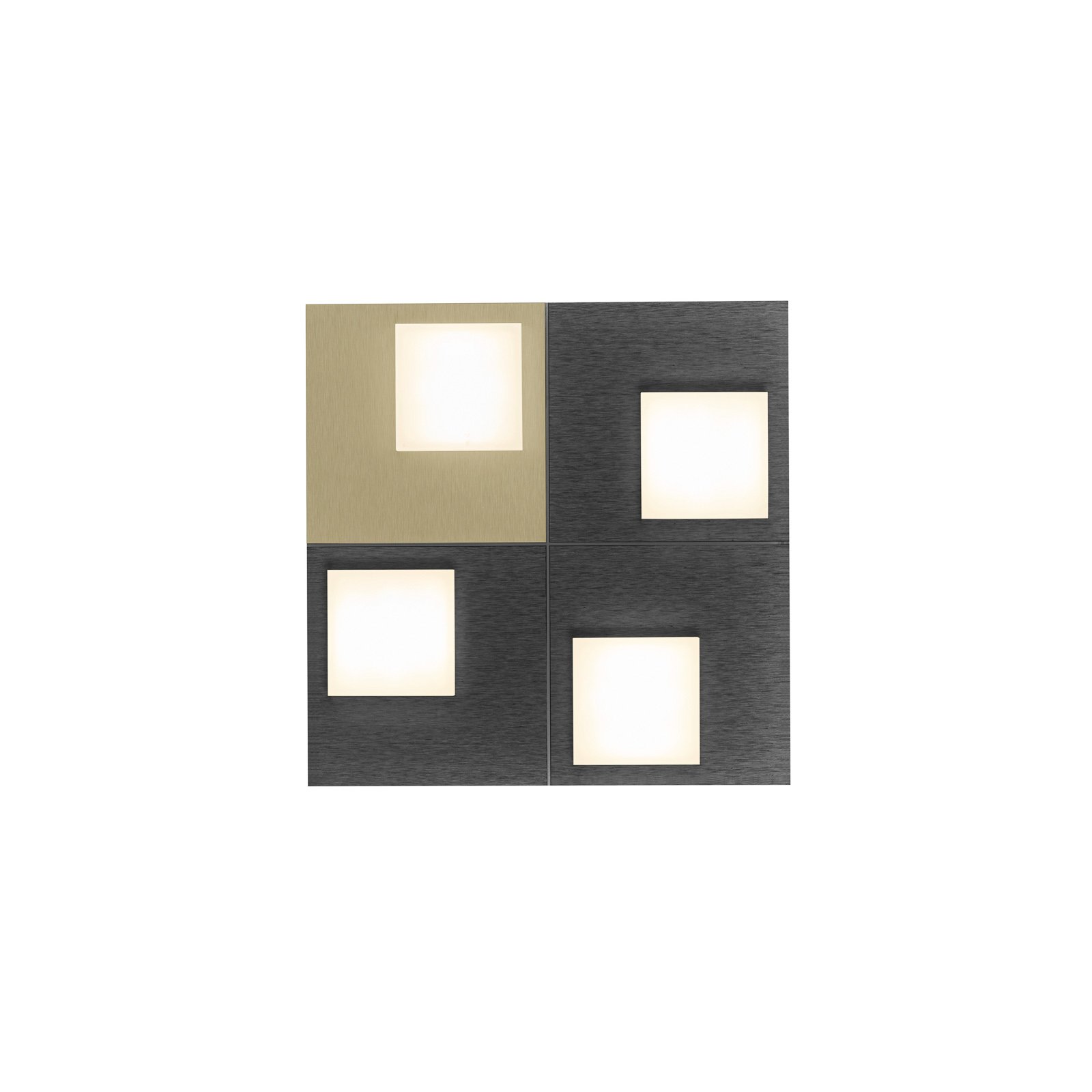 BANKAMP Cube plafón 32W 28x28cm, antracita