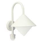 Jolanda buitenwandlamp, wit, bewegingsmelder