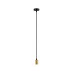 Paulmann Ravi pendant socket E27, black/matt gold