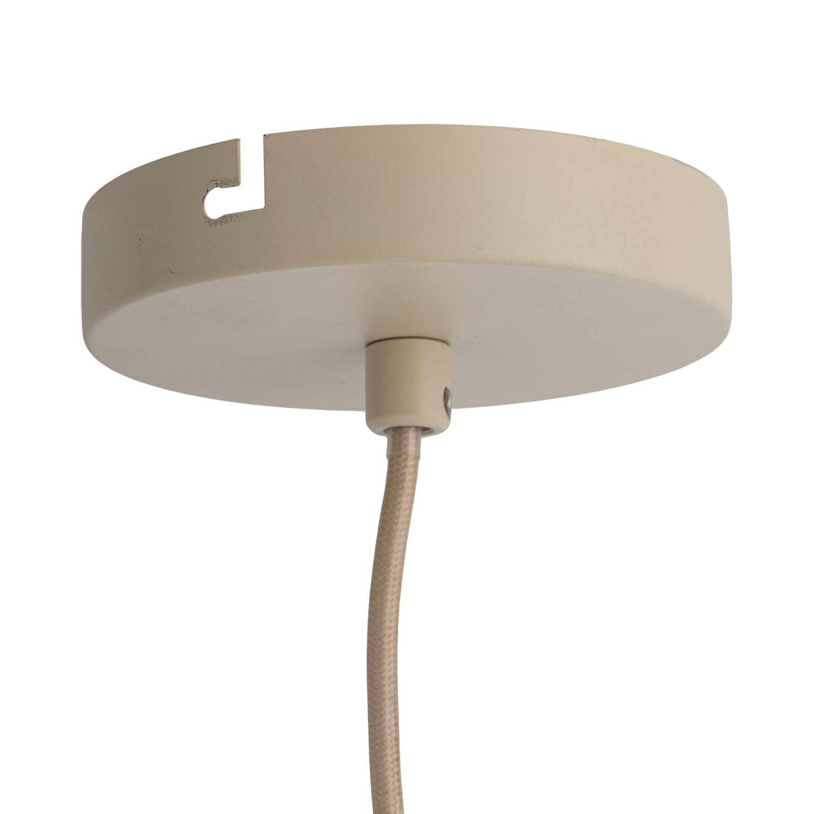 Lampada a sospensione Piola, color crema, poliestere, Ø 50 cm - Bloomingville