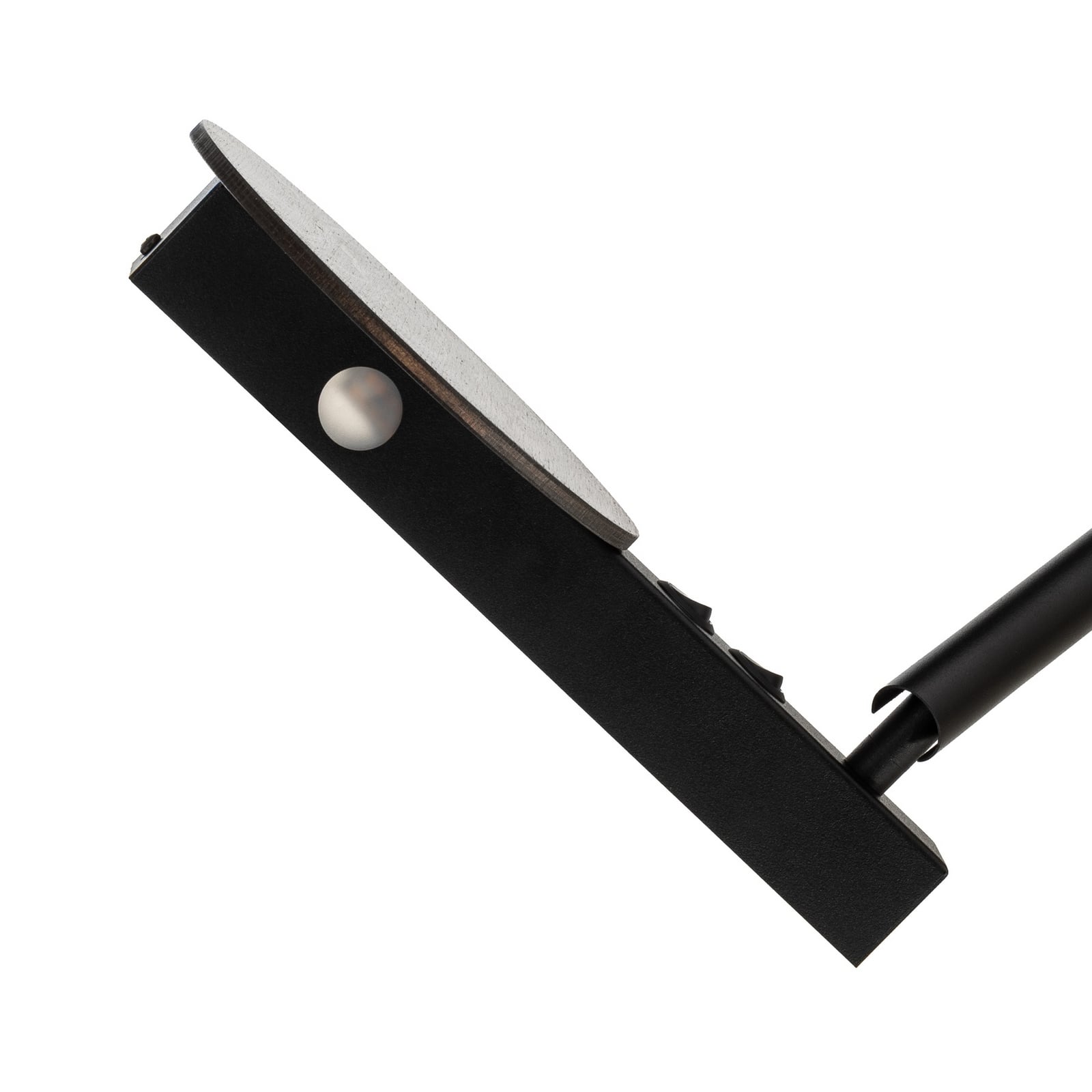 Wandleuchte Hotel Mood, schwarz/braun, Metall, Holz, G9