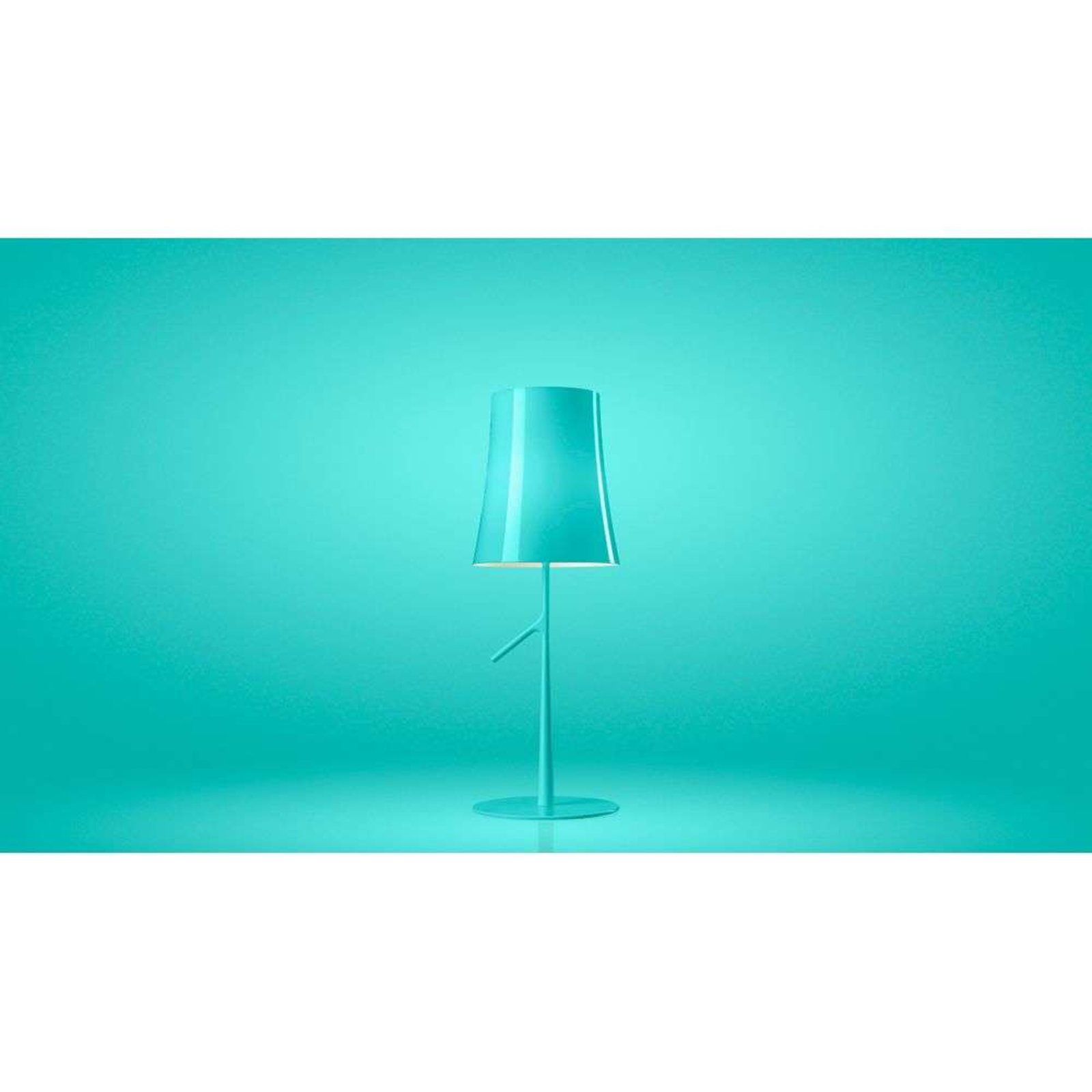 Birdie LED Piccola Lampă de Masă w/Touch Dimmer Verde Aqua - Foscarini