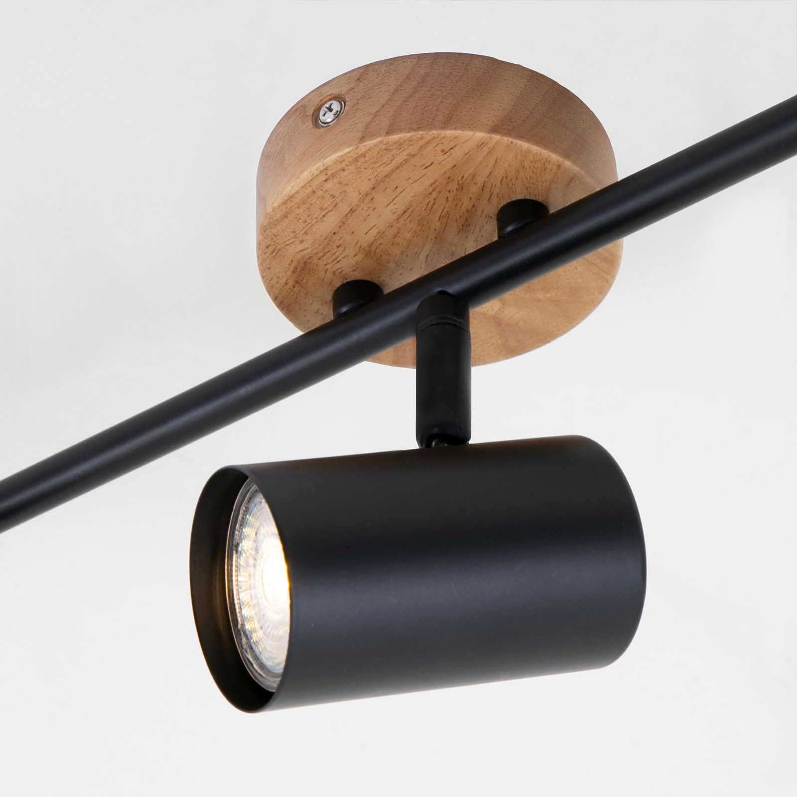 Stropní bodové svítidlo Wood & Style 2920, třížárovkové