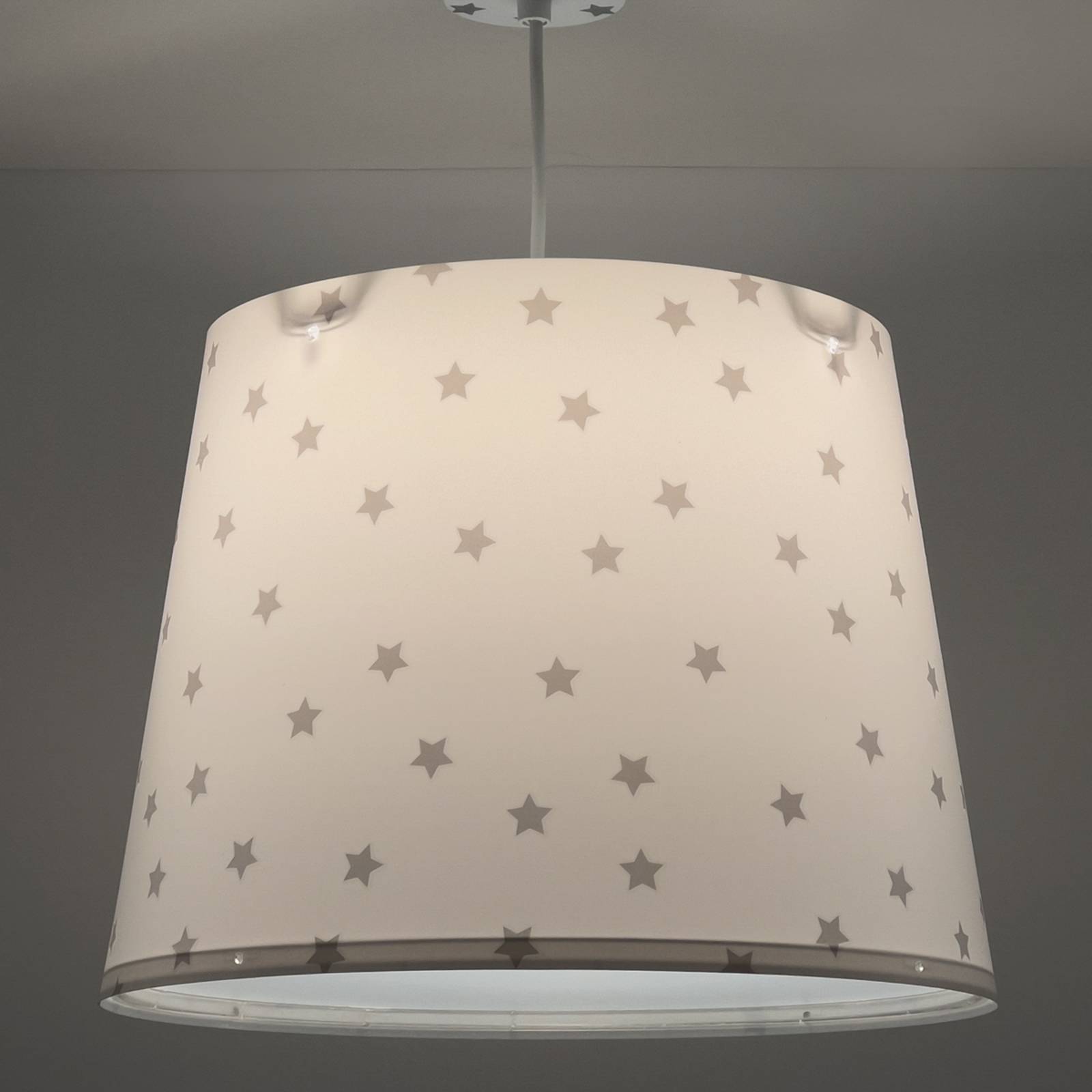 Lampa wisząca dla dzieci Dalber Star Light biała