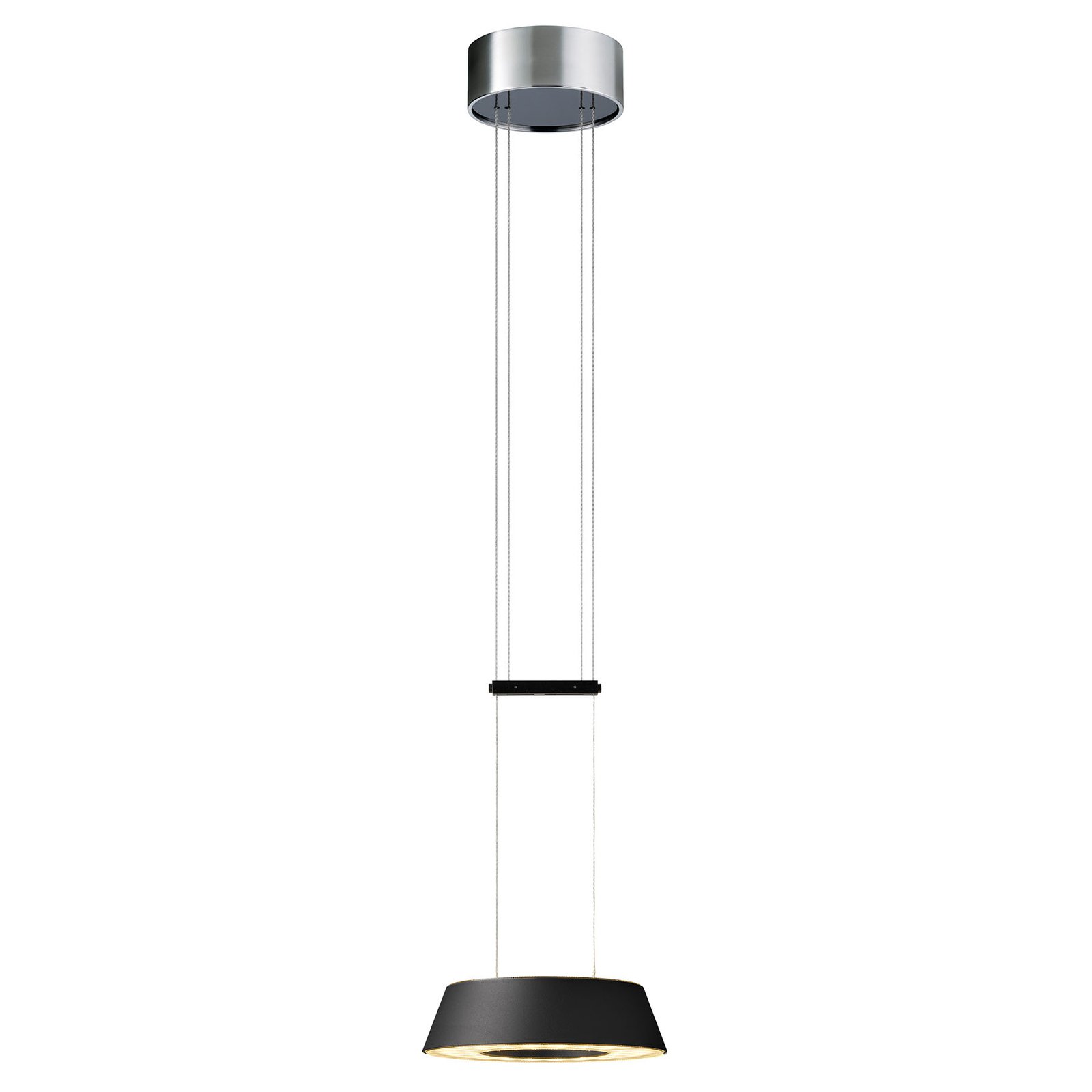 OLIGO Glance LED-riippuvalo, 1 lamp. musta