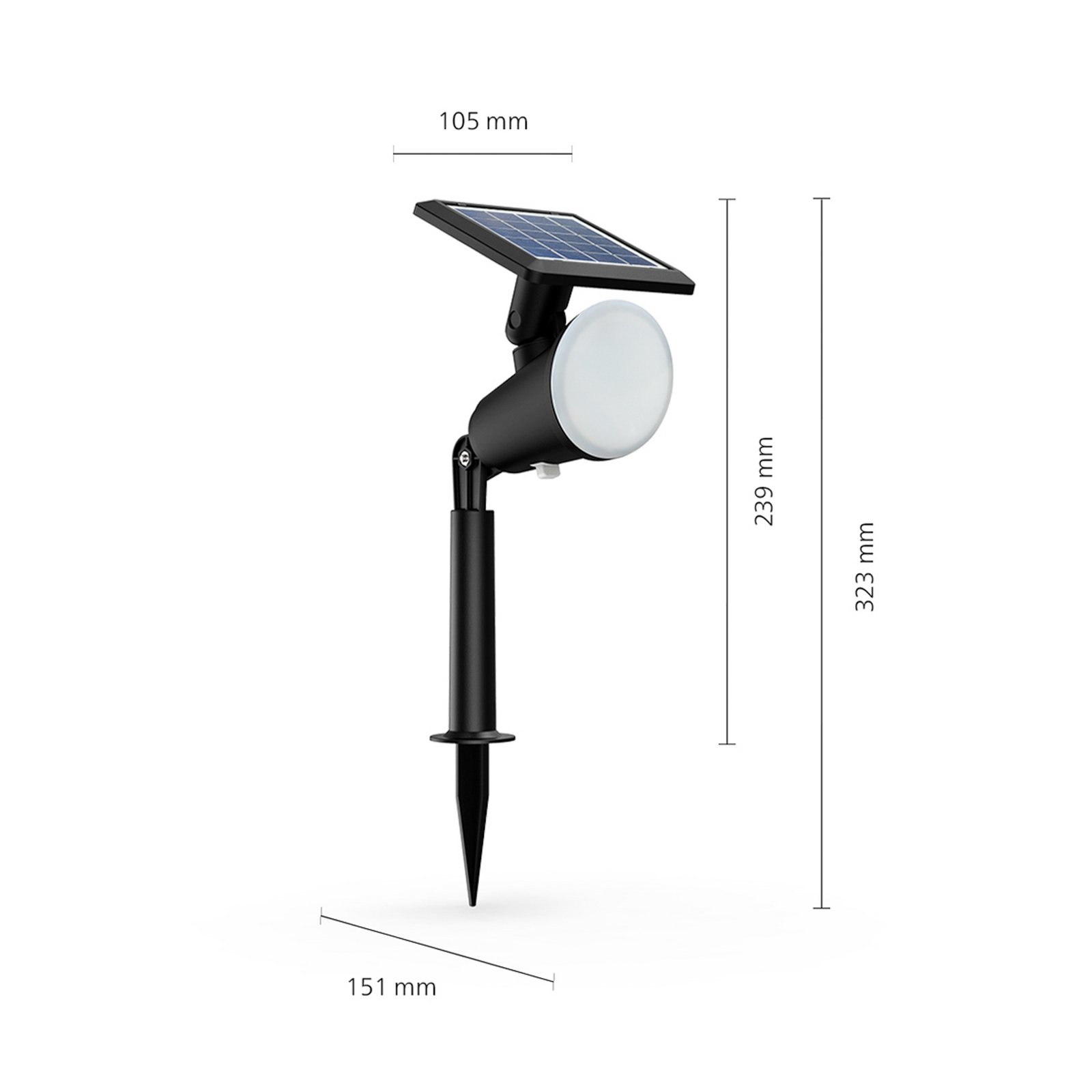 Philips LED ground spike light Jivix, pack of 2