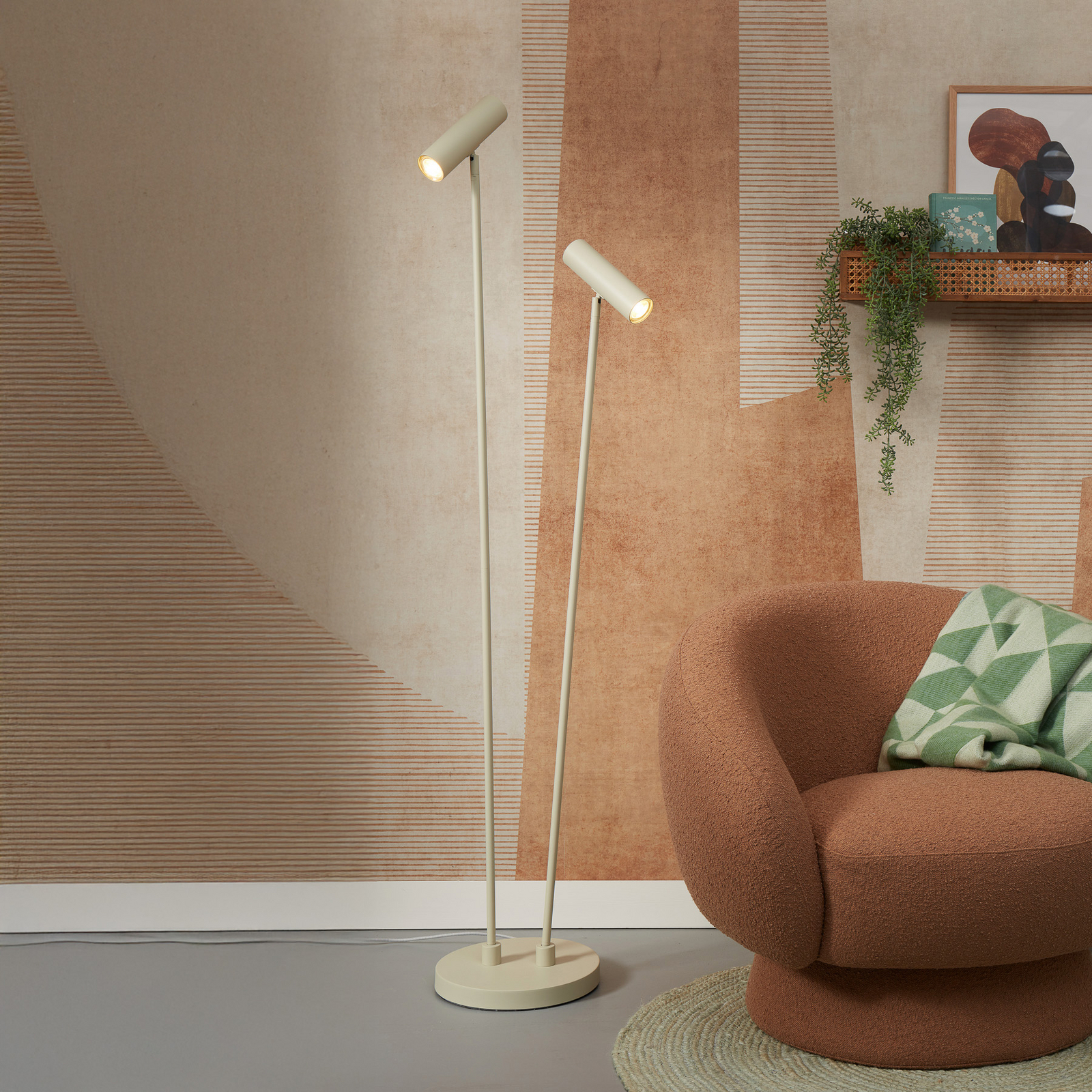 IT'S ABOUT ROMI Lampadar Havana, verde deschis, metal, GU10 IT'S ABOUT ROMI Lampadar Havana, verde deschis, metal, GU10