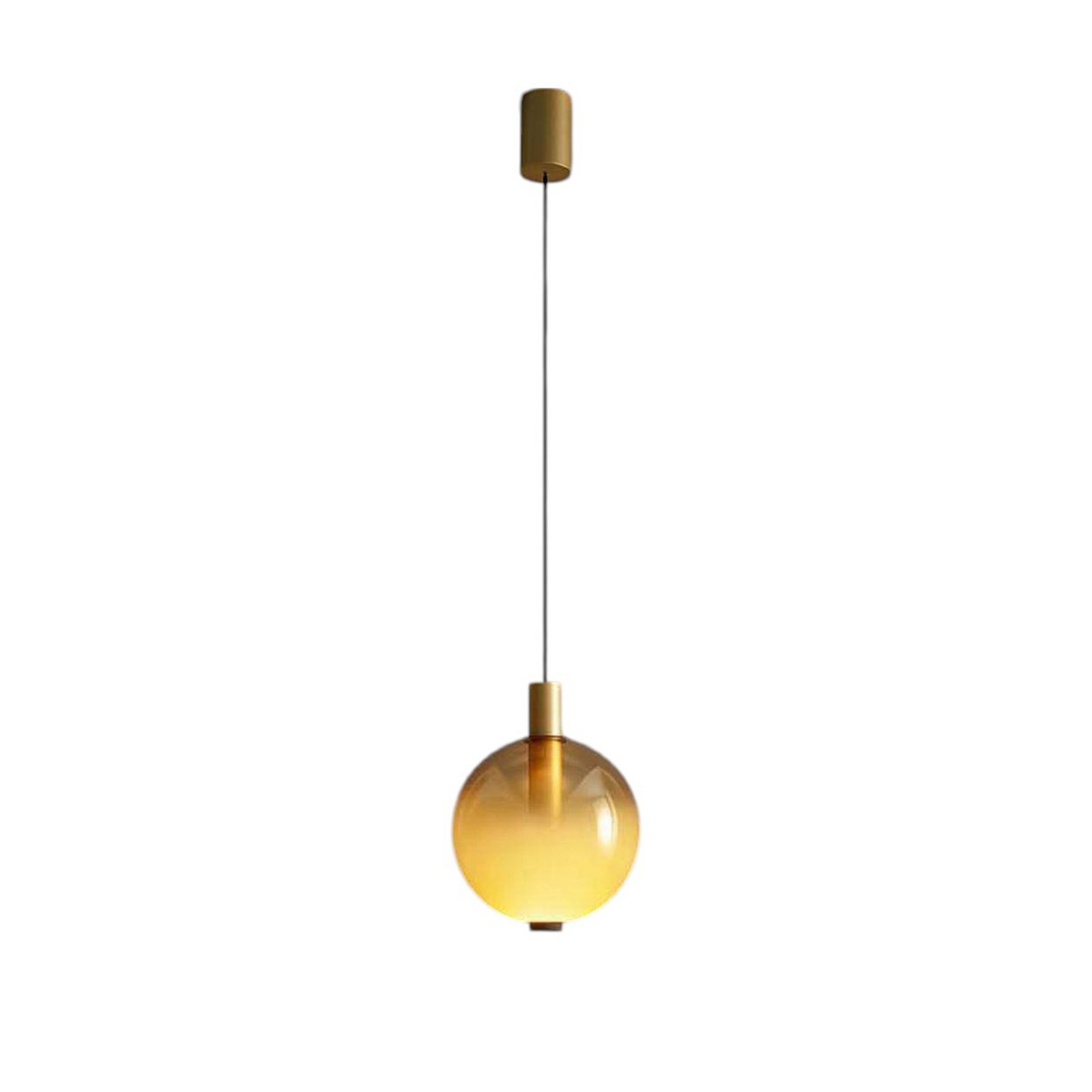 OLEV LED-Hängeleuchte BEAM STICK NUANCE, amber, Ø 20 cm, 927