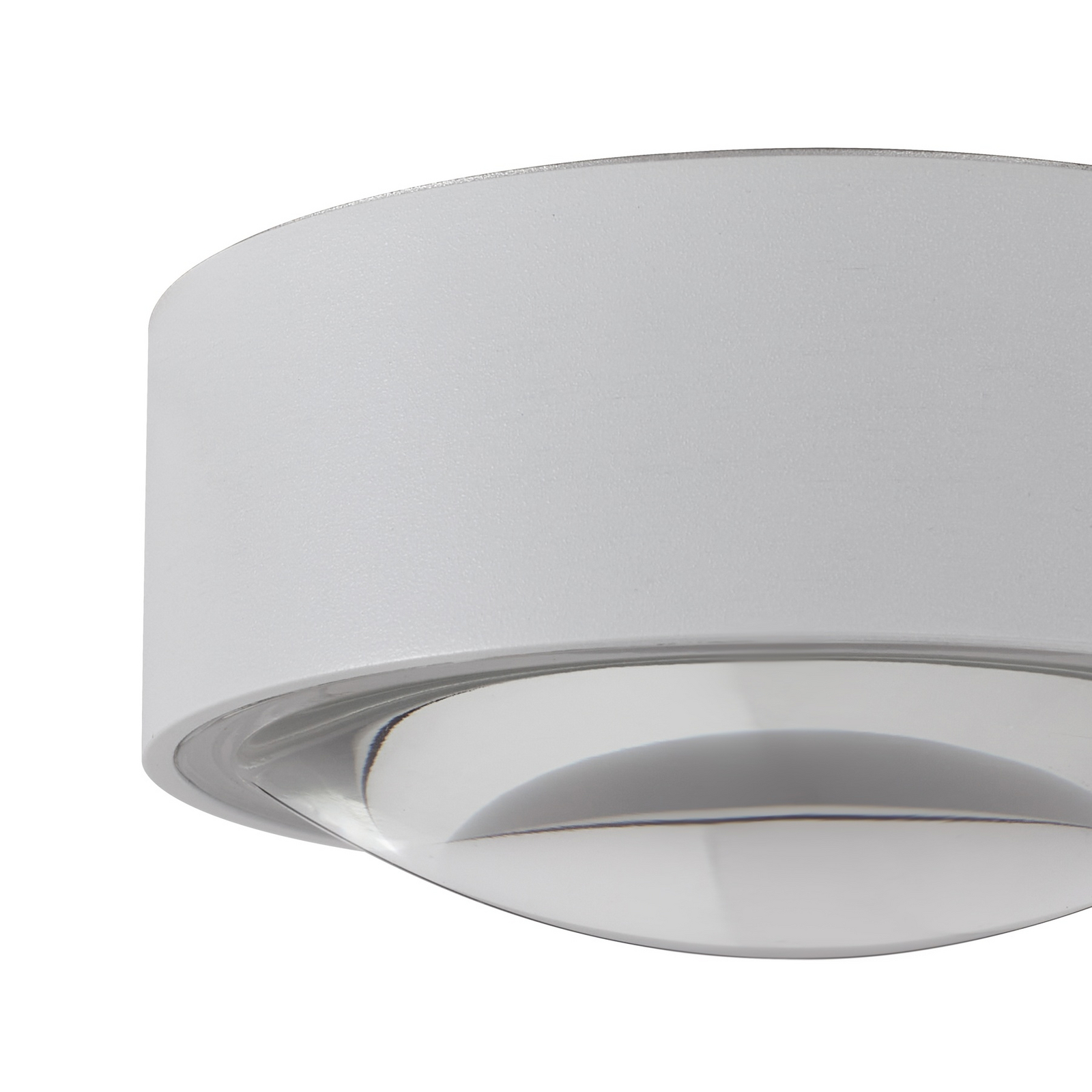 Lindby LED-Downlight Siaka, balta, metalas, Ø 5 cm, IP65