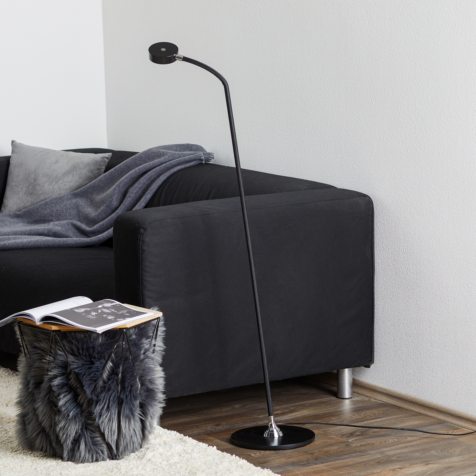 Baulmann 24.107 LED-Stehleuchte mit Touchdimmer