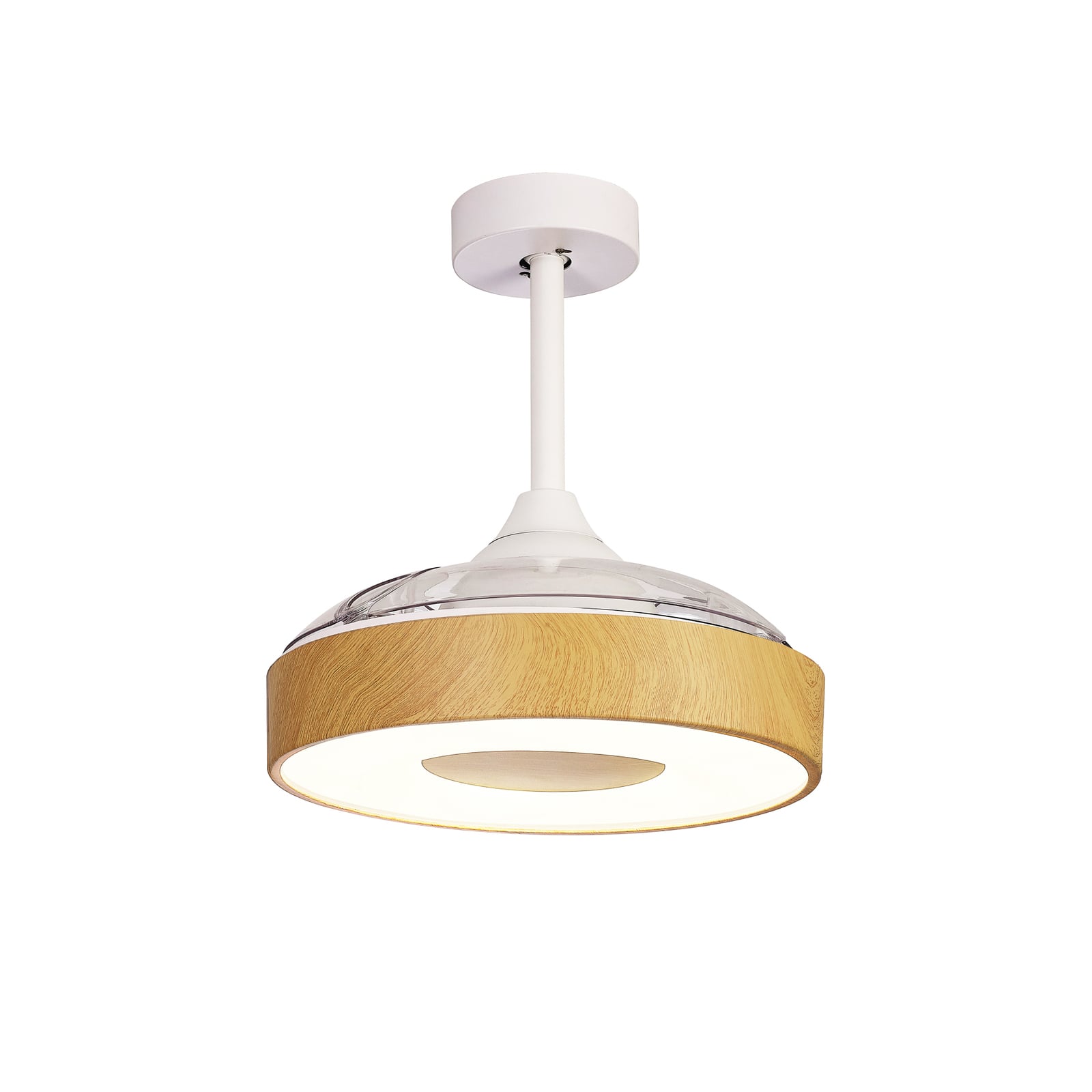 Coin Mini LED-Deckenventilator, holz, DC leise, CCT - Mantra Coin Mini LED-Deckenventilator, holz, DC leise, CCT - Mantra