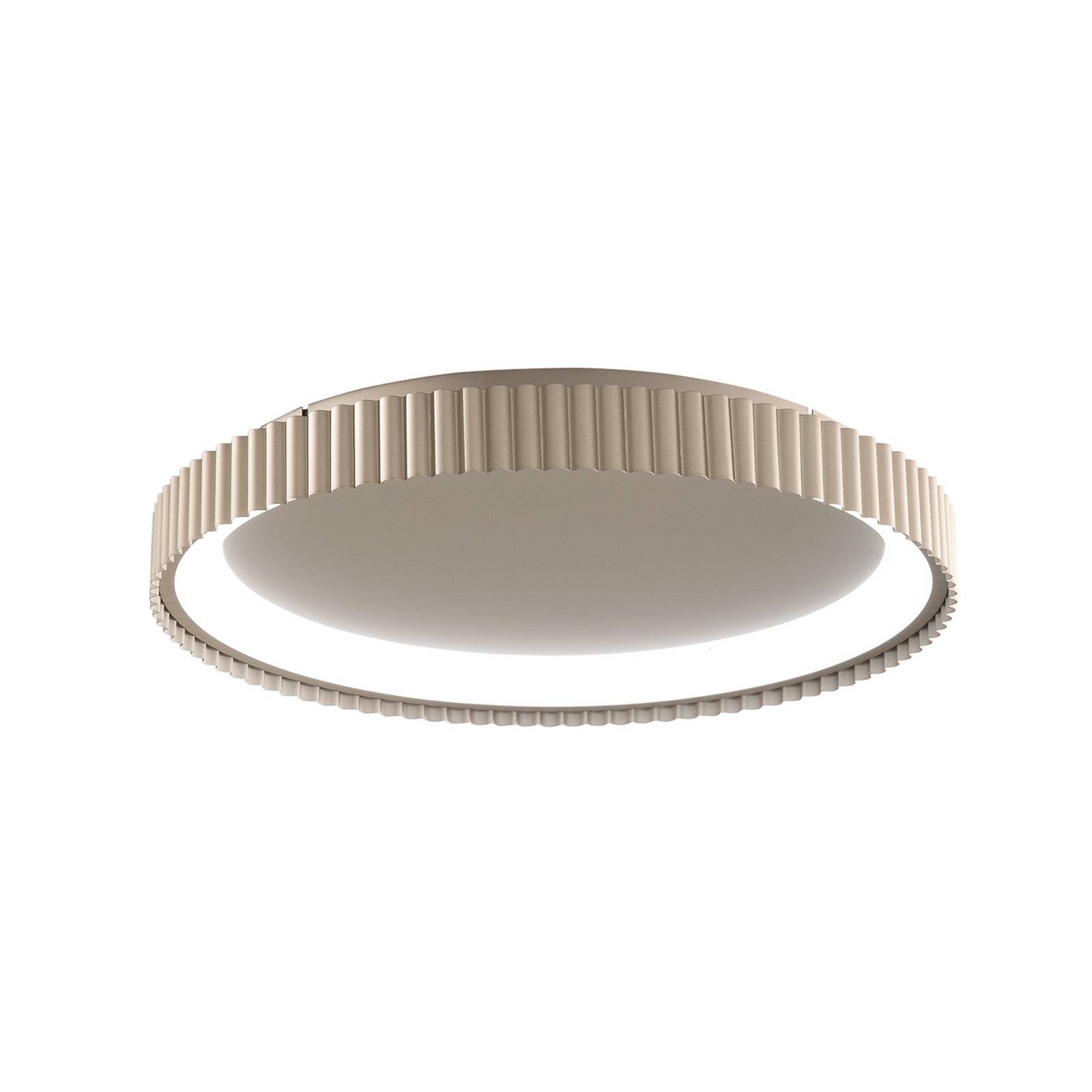 LED-Deckenlampe Niike, goldfarben, Ø 50 cm, Metall, CCT
