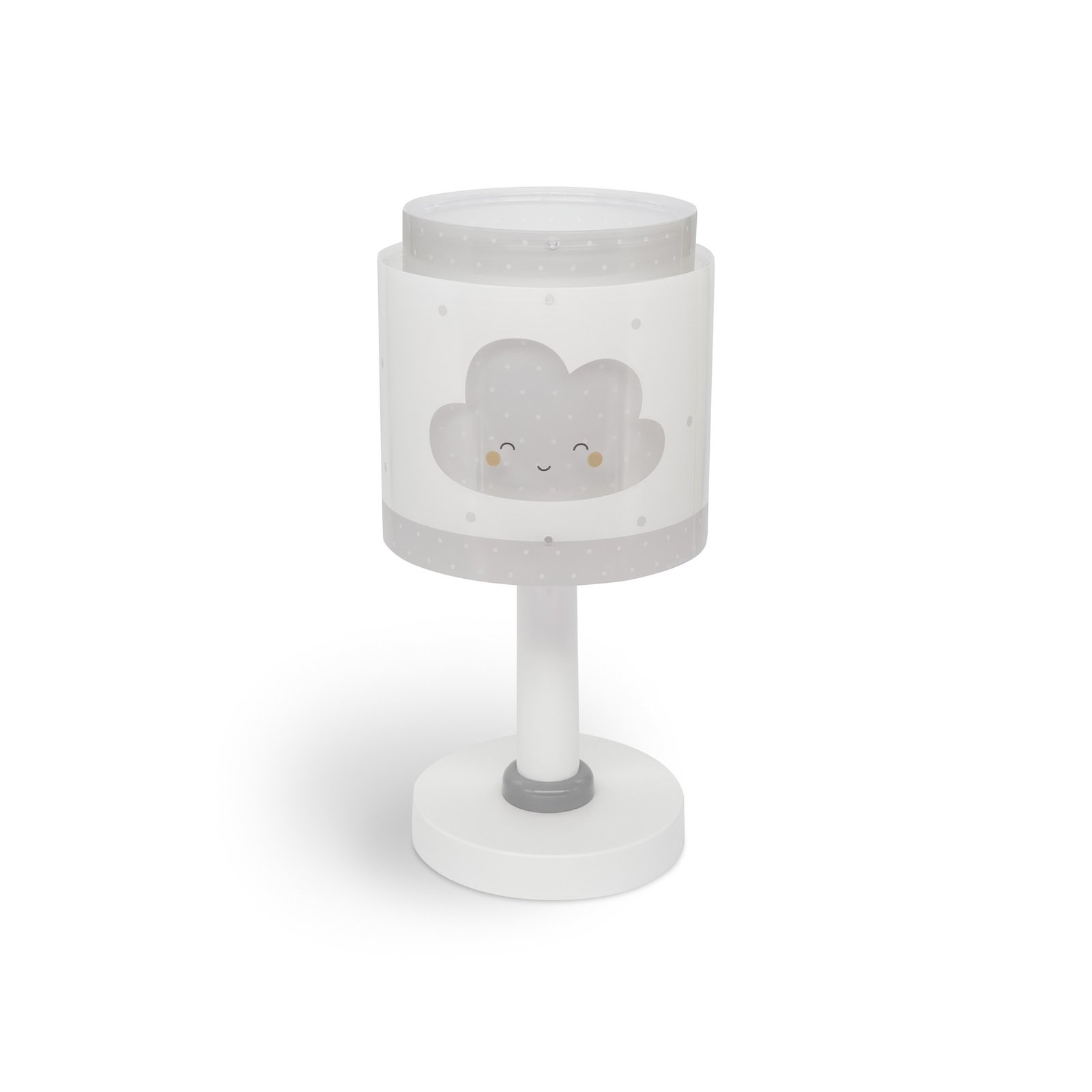 Lampada da tavolo per bambini Baby Dreams, grigia, G4, Ø 15 cm