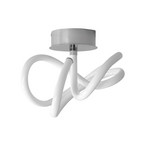 Ghost LED-Deckenlampe, chrom/weiß, Ø 24 cm - 101 Copenhagen