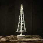 Boom Santa's Tree, draad zilver, hoogte 33,5 cm