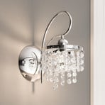 Dace wall light with glass elements