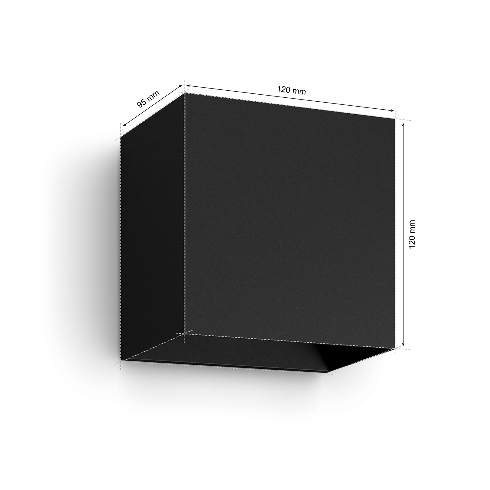 Resonate Hue Candeeiro de Parede Exterior White&Color Amb. Black - Philips Hue