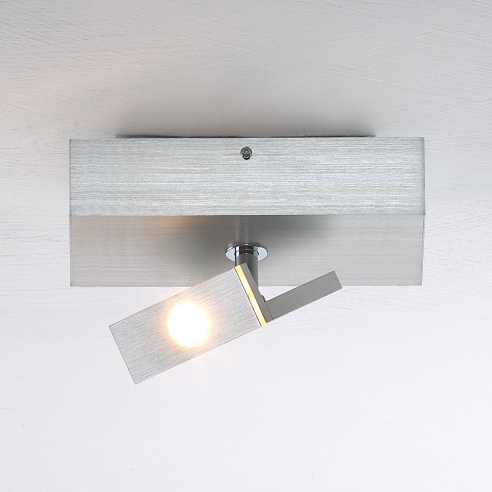Liten LED-takspotlight Elle, vippbar och dimbar
