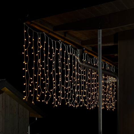 Micro-Lichtervorhang außen 200-flg.