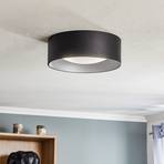 Moss ceiling light, black/silver