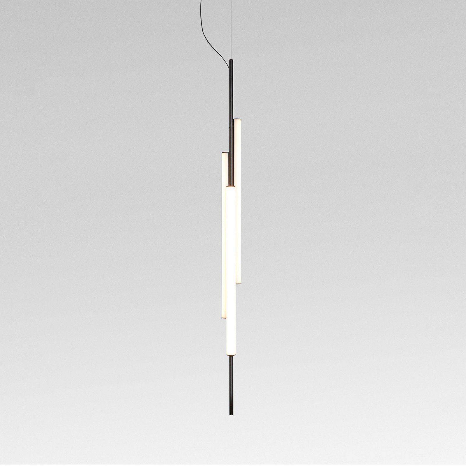 Lampa suspendată LED MARSET Ambrosia 130 w/Plug-in 2700K negru - Camera de zi / sufragerie - Design - Aluminiu