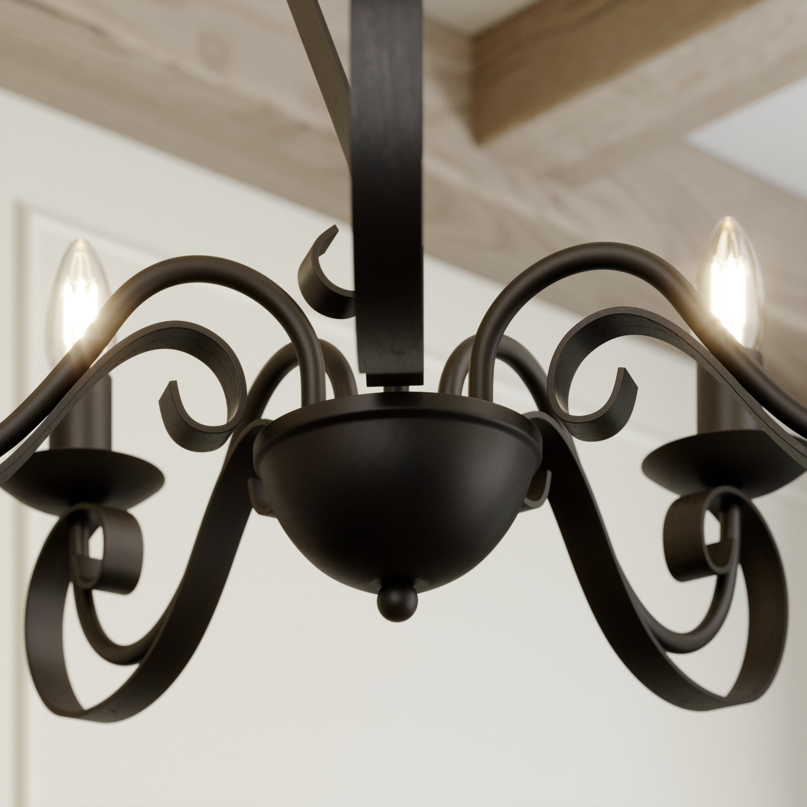 Shervan Żyrandol Antique Brown - Lindby