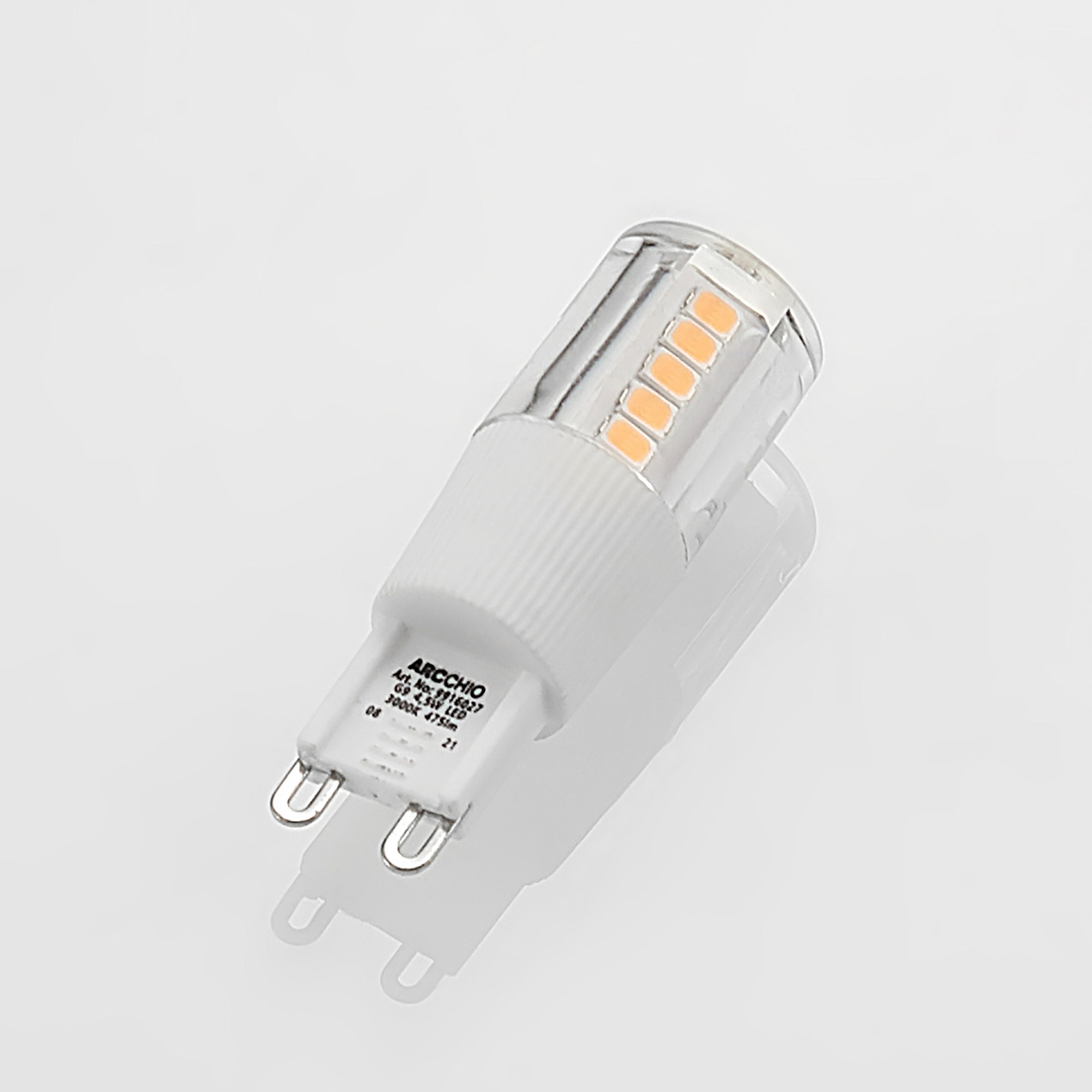 Arcchio ampoule à broche LED G9 4,5 W 3 000 K