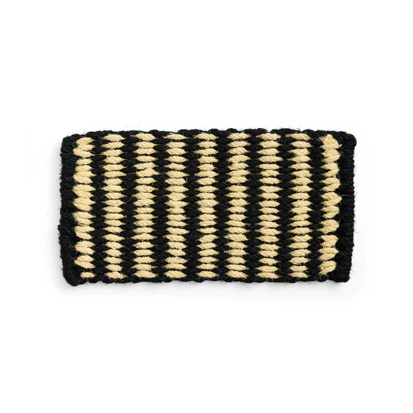 Produktfoto för HAY - Coco Door Mat - Dörrmatta - Stripe Wide - Black and white - H0 x D80 x W40 cm