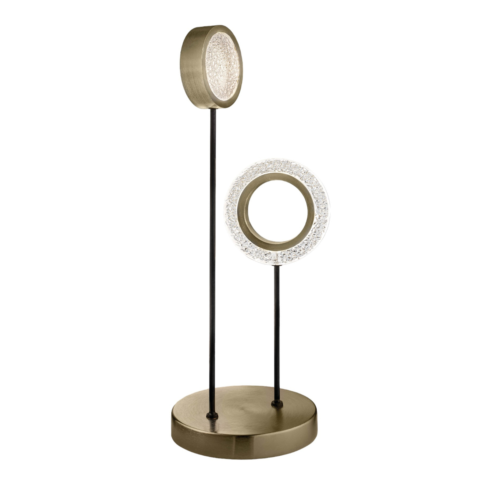Yo-Yo LED table lamp, gold