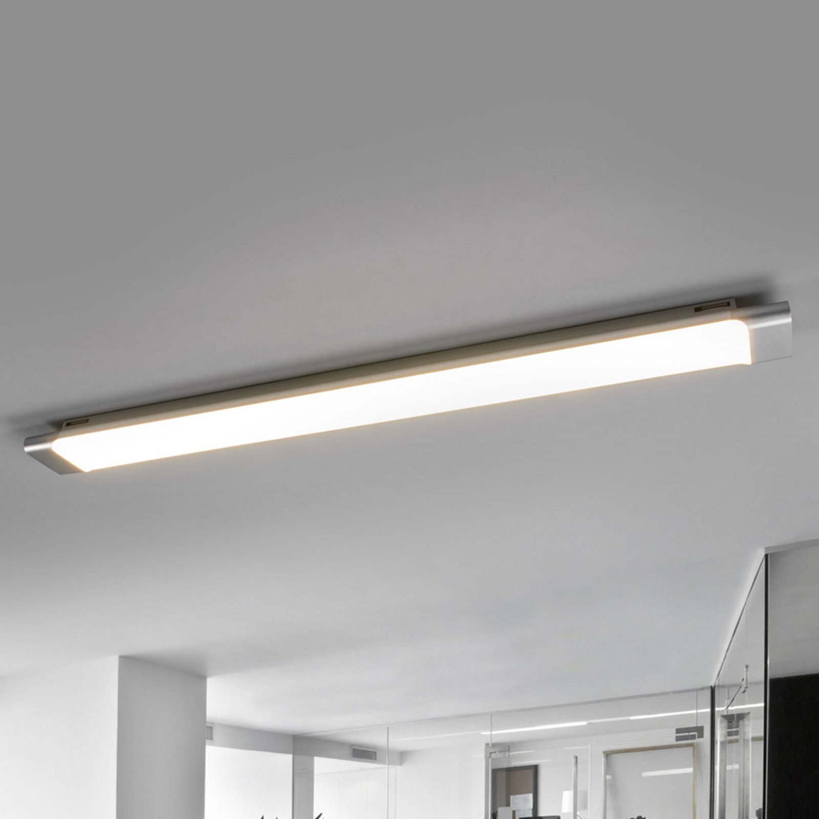 Vinca LED plafondlamp, lengte 90 cm