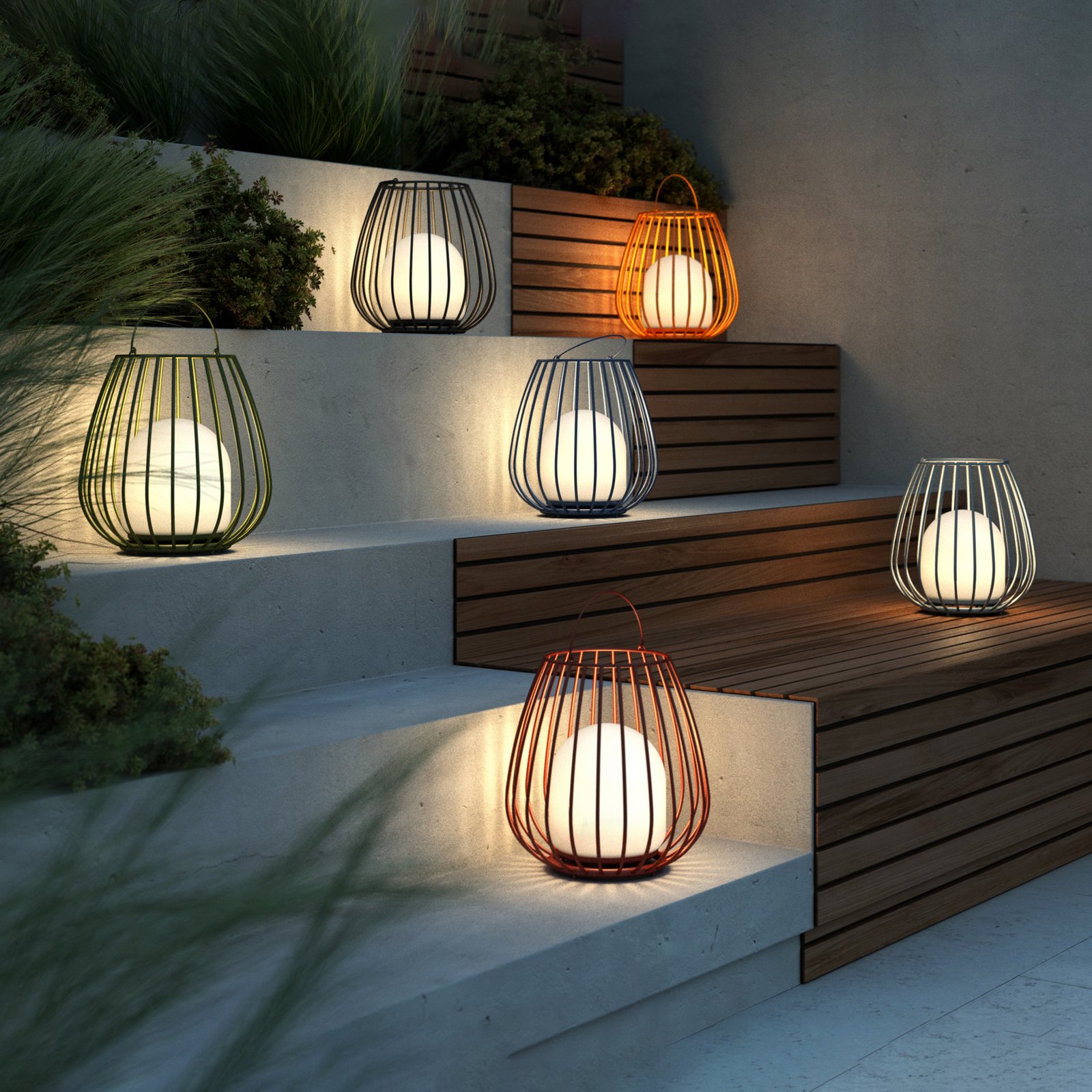 Jim Portable Buiten Lamp Orange - Nordlux