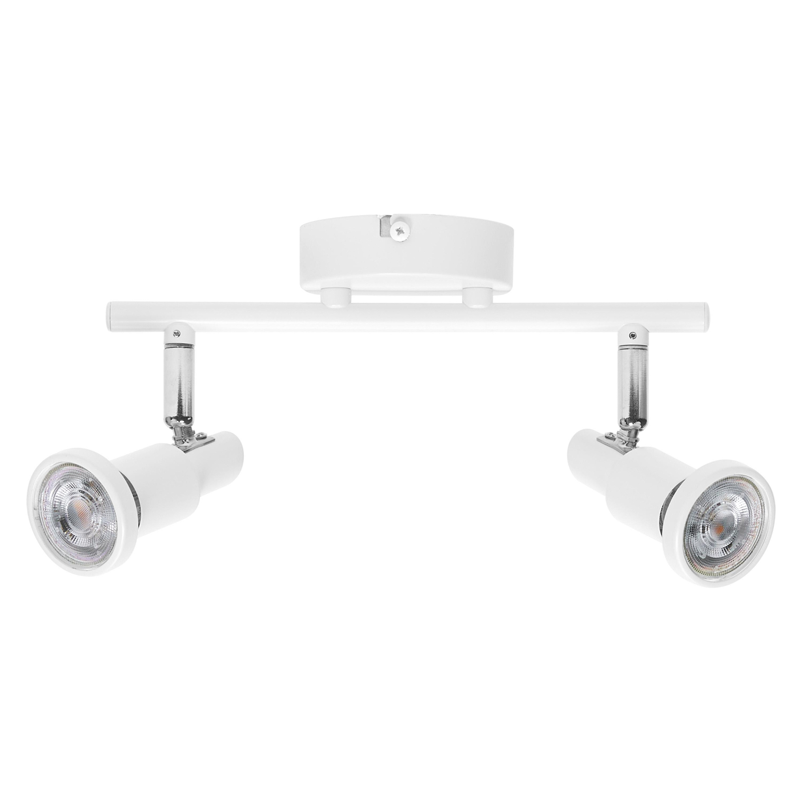 LEDVANCE Spot pour plafond LED GU10, à 2 lampes, blanc