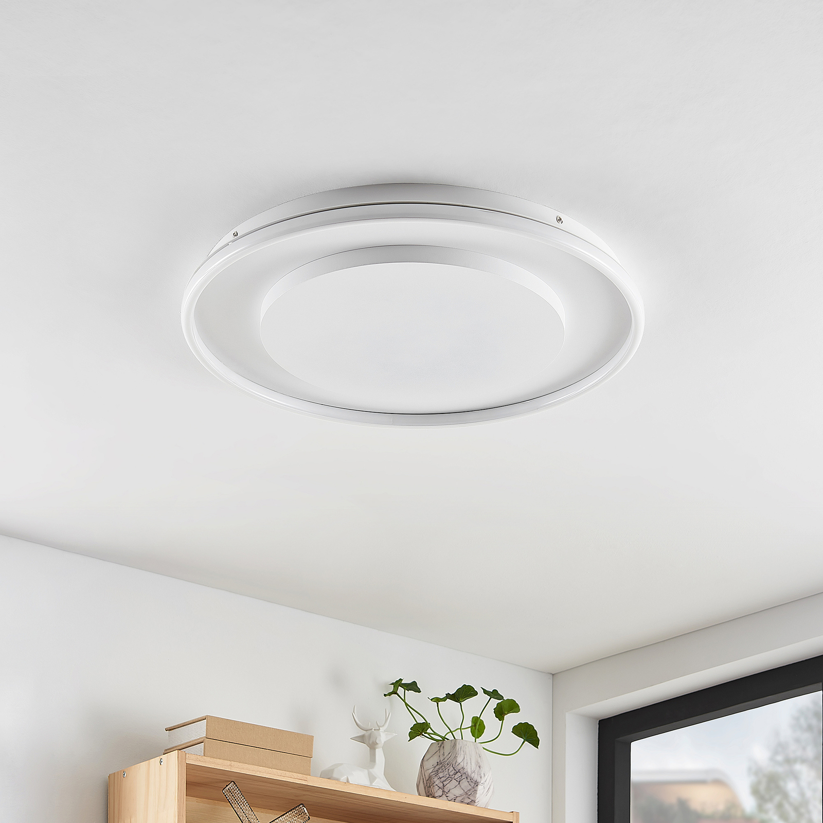 Lucande Murna LED ceiling lamp, Ø 61 cm