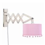 Vichy Pompons - Wall light with scissor frame