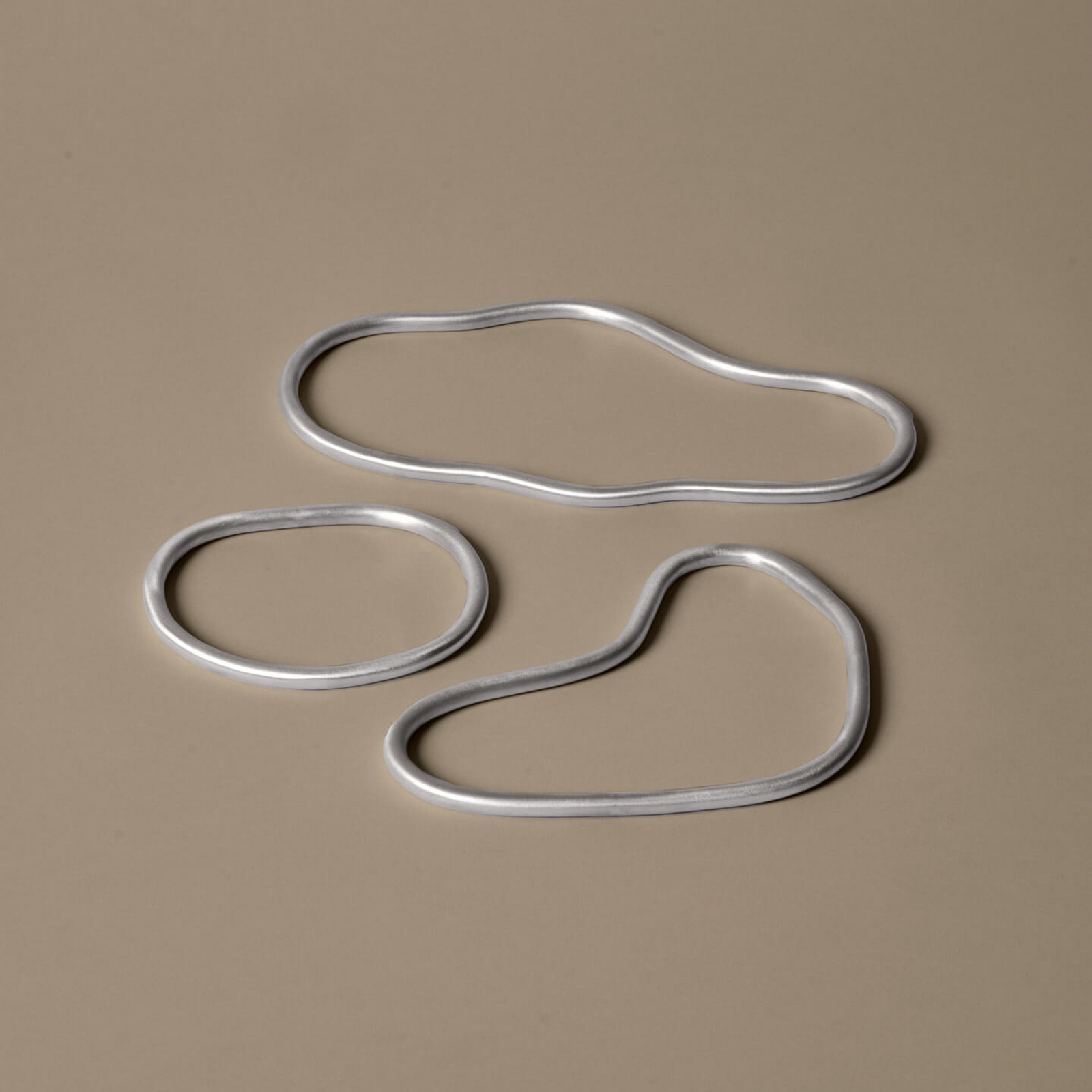 POND Coasters, metal, set of 3 - ferm LIVING