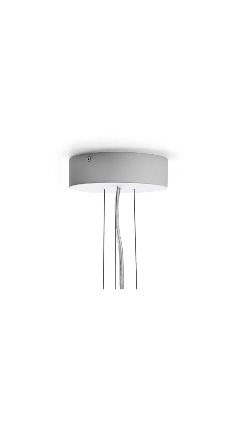 Apollo 1065 Chandelier Alu/White Opal - HAY