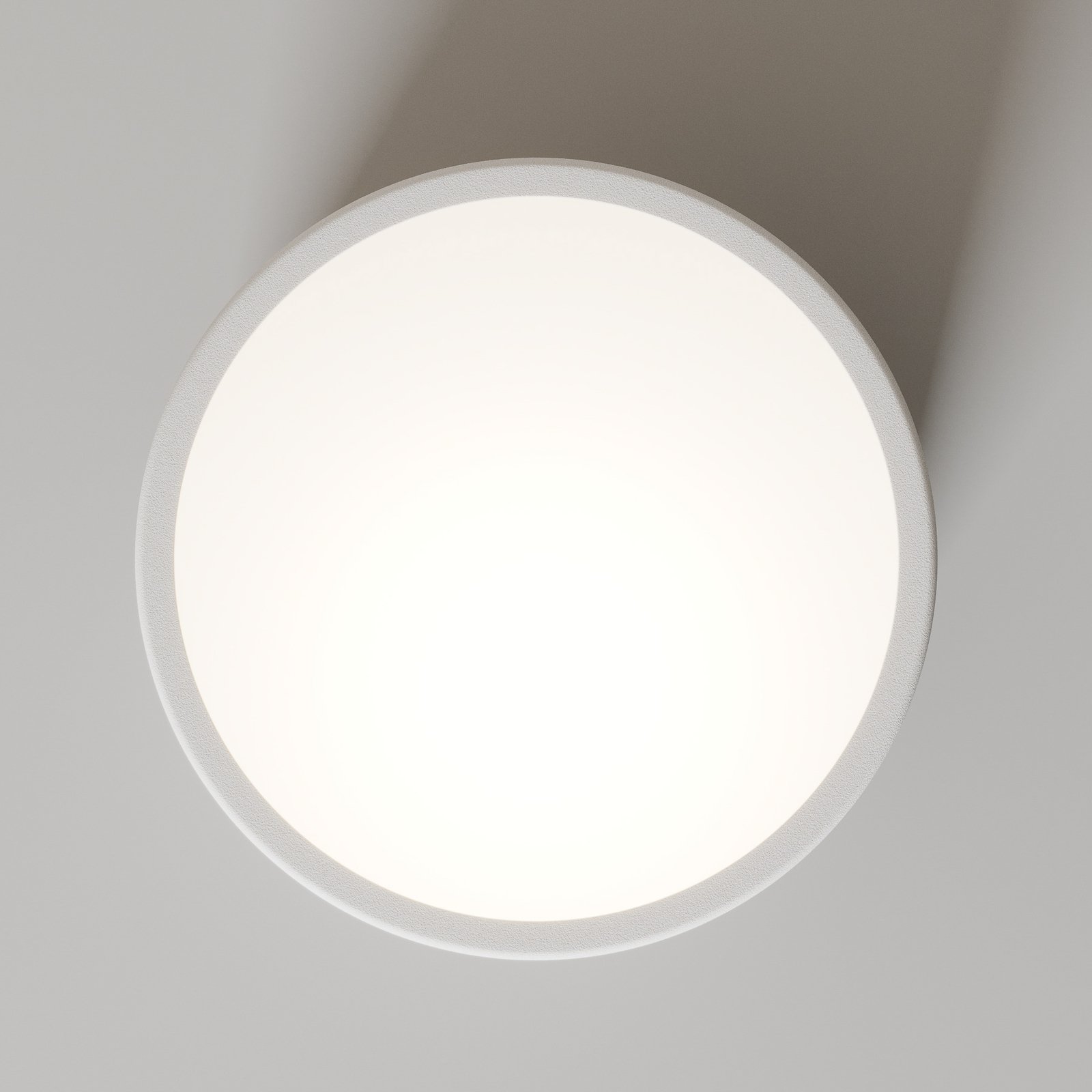 Lámpara de techo Cleo, Ø 20 cm, blanca