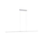 PURE LED závěsné světlo Lite, stříbrné, 160 cm, CCT, stmívatelné