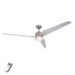 Ventilateur de plafond Eco Aviatos argenté 162 cm