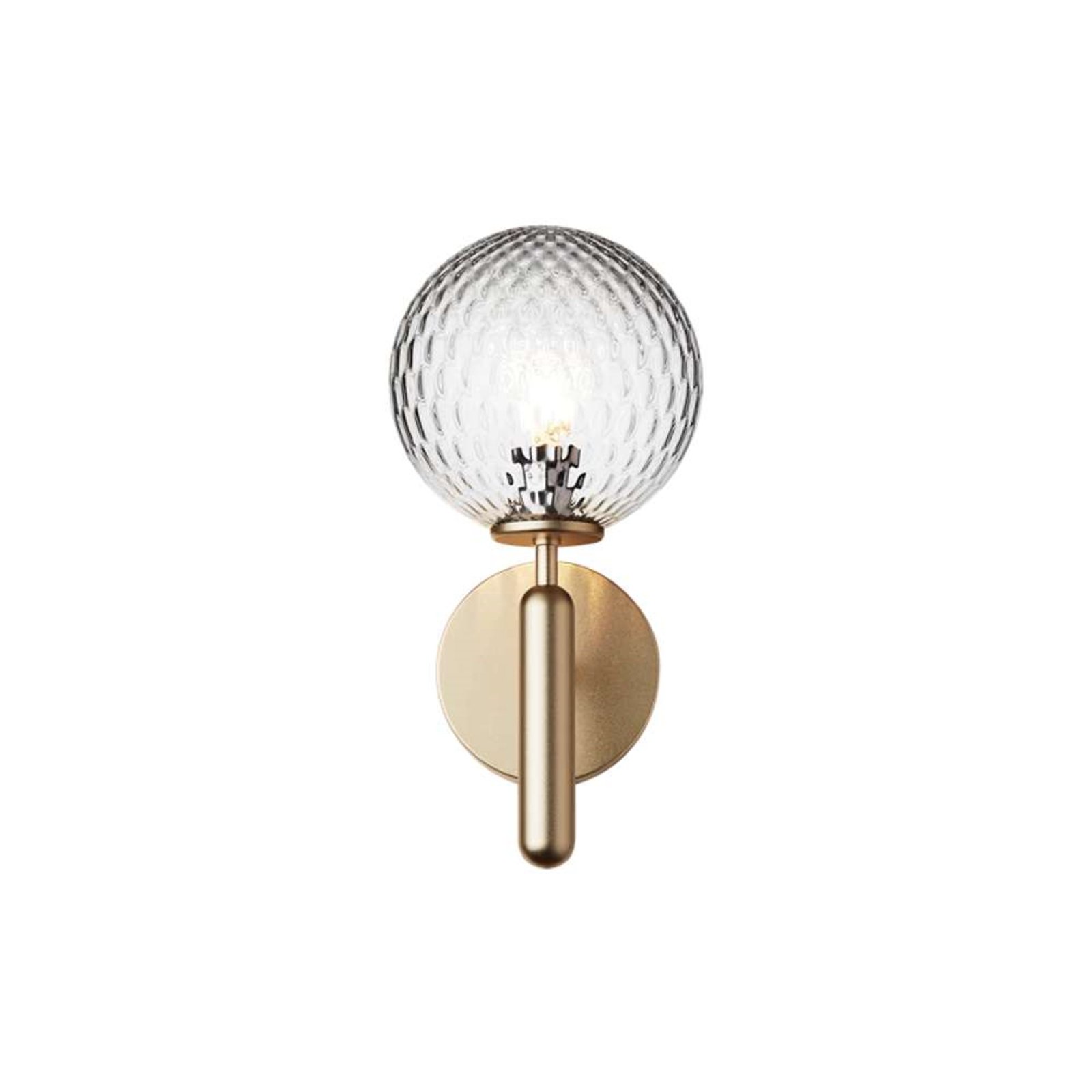 Miira Wall Lamp Brass/Optic Clear - Nuura