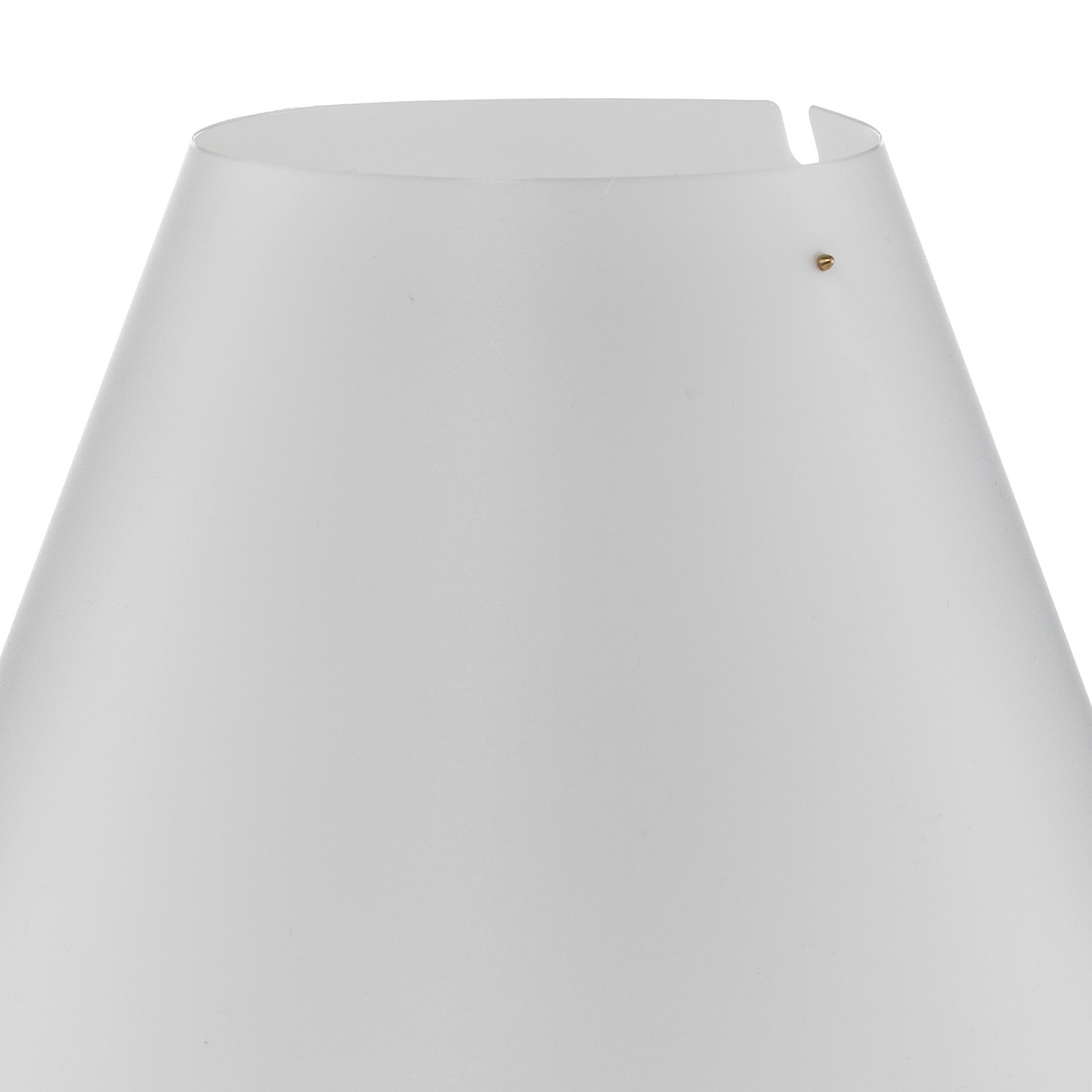 Luceplan Costanzina stolní lampa mosaz bílá