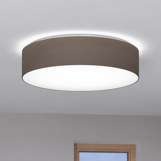 EGLO connect Romao-Z LED-Deckenlampe, Ø57cm, taupe