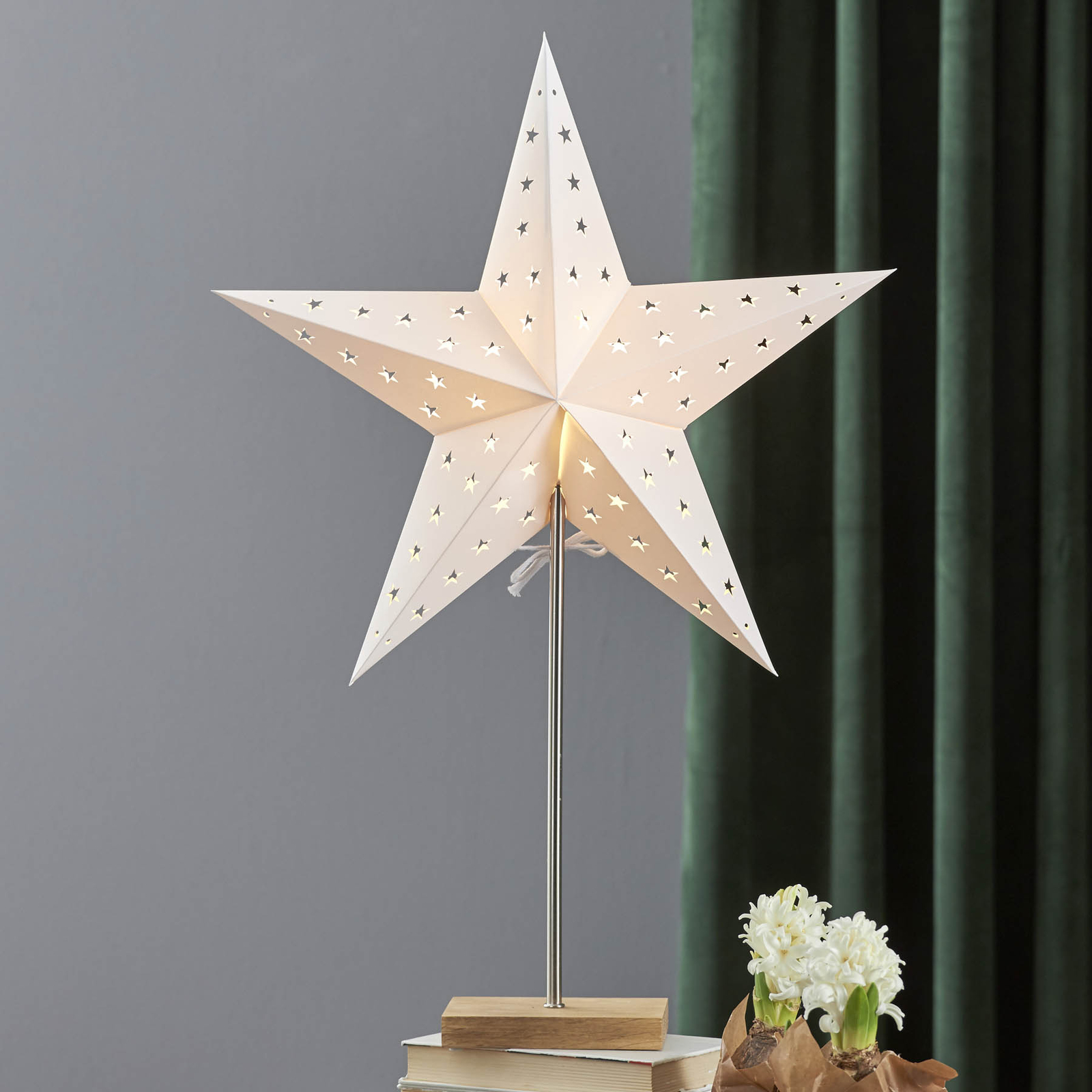 Combi-pack - star and lampshade - brown base