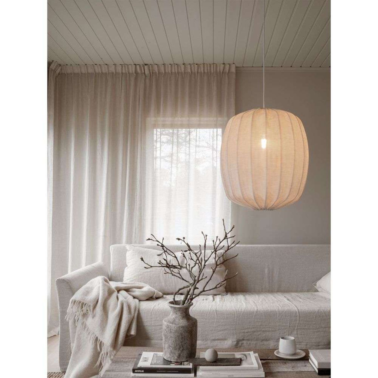 Prisma 45 Abajur Linen Natural - Watt & Veke