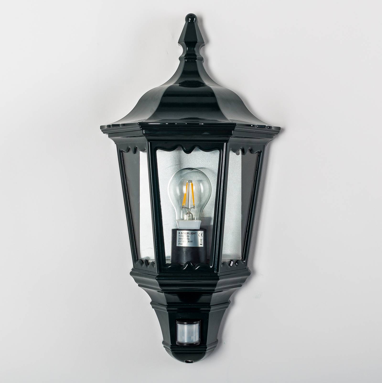 Praktische Außen-Wandleuchte Ancona, grün günstig online kaufen