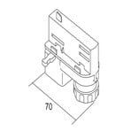 Ivela adaptateur universel 220-240 V, argenté