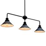 Hanglamp Craft III in zwart, 3-lamps